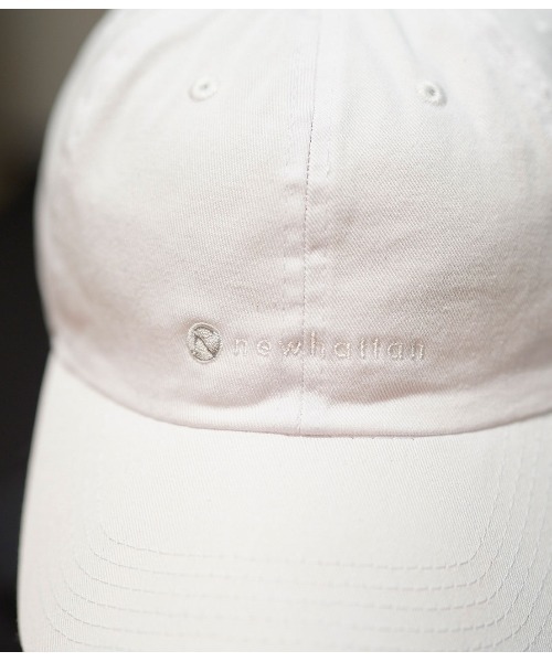 JUNRED（ジュンレッド）の「エンブロイダリーロゴツイルCAP（キャップ・メンズ・ホワイト/ブラック/ベージュ/ワイン/サックスブルー/ライトグリーン・FREE）」の7枚目の写真
