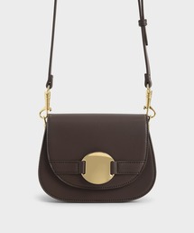 メタルアクセント ショルダーバッグ / Metal Accent Shoulder Bag