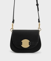 メタルアクセント ショルダーバッグ / Metal Accent Shoulder Bag
