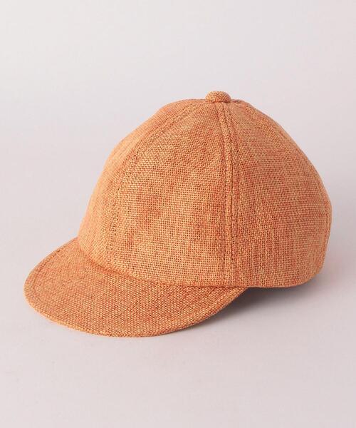green label relaxing(グリーンレーベルリラクシング)の「〔UVカット〕〔ハンドウォッシャブル〕GLR オリタタミキャップ(キャップ・キッズ・オレンジ/ベージュ/ライム・52-56cm)」の3枚目の写真