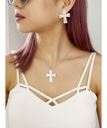 GYDA | JEYSUS deformation cross ネックレス(ネックレス)