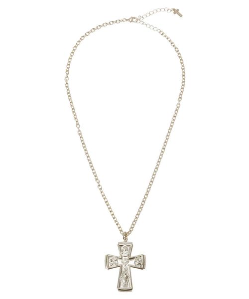 GYDA（ジェイダ）の「JEYSUS deformation cross ネックレス（ネックレス・レディース・シルバー/ゴールド・FREE）」の7枚目の写真