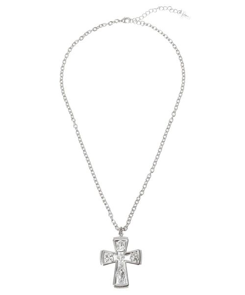 GYDA（ジェイダ）の「JEYSUS deformation cross ネックレス（ネックレス・レディース・シルバー/ゴールド・FREE）」の9枚目の写真