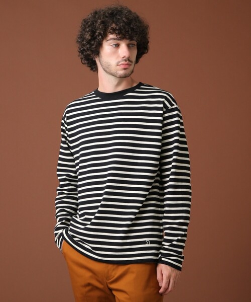 DRESSTERIOR（ドレステリア）の「【Safari12月号掲載】BUGISフレンチジャージーボーダーカットソー（Tシャツ/カットソー・メンズ・ブラック系2/アイボリー系2・91/92/90）」の10枚目の写真