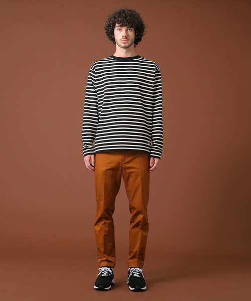 DRESSTERIOR（ドレステリア）の「【Safari12月号掲載】BUGISフレンチジャージーボーダーカットソー（Tシャツ/カットソー・メンズ・ブラック系2/アイボリー系2・91/92/90）」の12枚目の写真