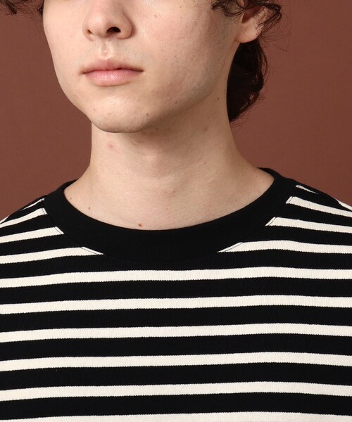 DRESSTERIOR（ドレステリア）の「【Safari12月号掲載】BUGISフレンチジャージーボーダーカットソー（Tシャツ/カットソー・メンズ・ブラック系2/アイボリー系2・91/92/90）」の18枚目の写真