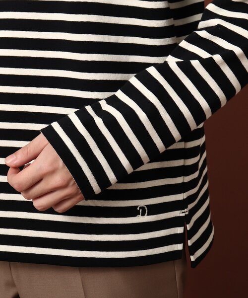 DRESSTERIOR（ドレステリア）の「【Safari12月号掲載】BUGISフレンチジャージーボーダーカットソー（Tシャツ/カットソー・メンズ・ブラック系2/アイボリー系2・91/92/90）」の19枚目の写真