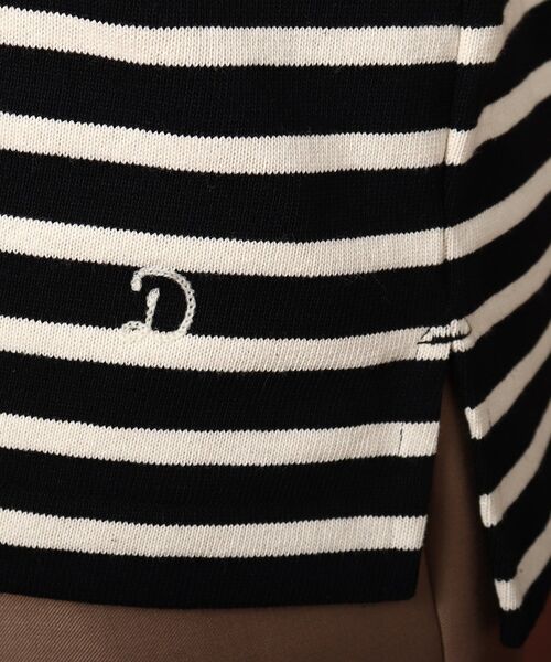 DRESSTERIOR（ドレステリア）の「【Safari12月号掲載】BUGISフレンチジャージーボーダーカットソー（Tシャツ/カットソー・メンズ・ブラック系2/アイボリー系2・91/92/90）」の20枚目の写真