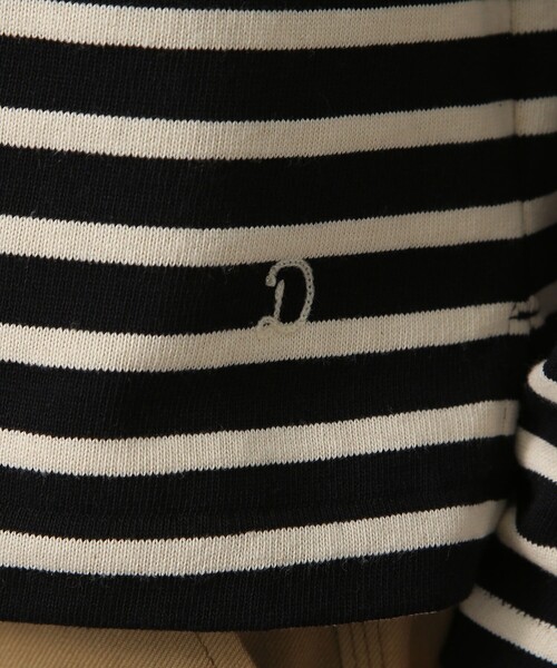DRESSTERIOR（ドレステリア）の「【Safari12月号掲載】BUGISフレンチジャージーボーダーカットソー（Tシャツ/カットソー・メンズ・ブラック系2/アイボリー系2・91/92/90）」の22枚目の写真