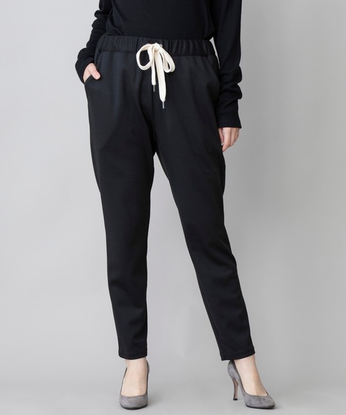 Munich（ミューニック）の「ダブルクロス　テーパードイージーパンツ（その他パンツ・レディース・ブラウン/ネイビー/ブラック・S/M）」の16枚目の写真