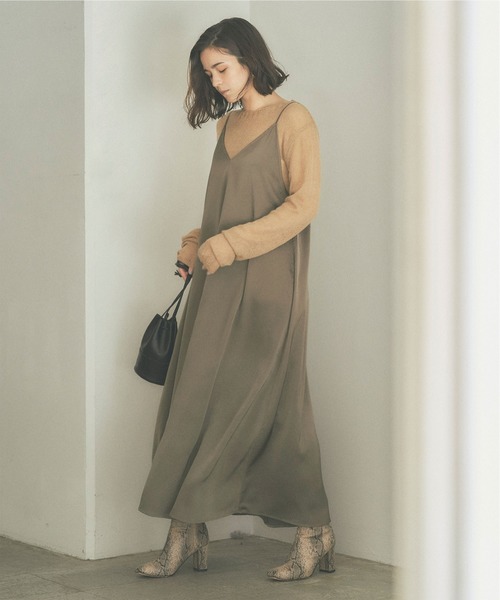 Titivate ティティベイト の ｷｬﾐｿｰﾙｻﾃﾝﾌﾚｱﾜﾝﾋﾟｰｽ ワンピース Wear