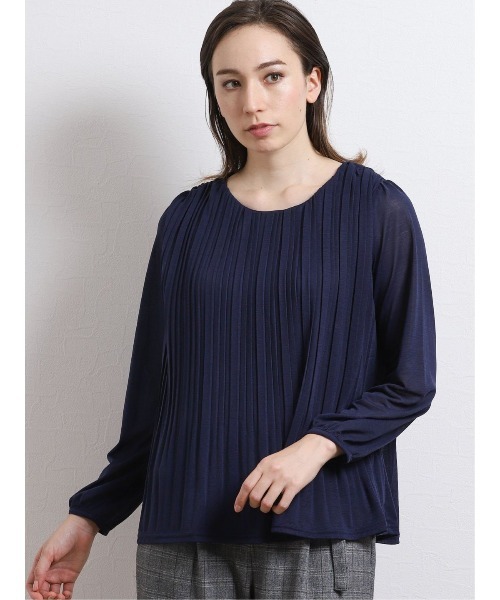 セール エムエフエディトリアルレディース M F Editorial Womenエスパンディープリーツ長袖プルオーバー Tシャツ カットソー M F Editorial エムエフエディトリアル のファッション通販 Zozotown