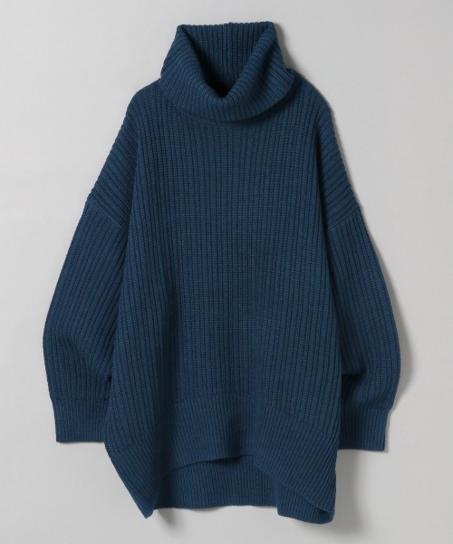 JEANASIS - JEANASIS 5Gカタアゼタートルニット パープル JEANASIS（ジーナシス）の「5Gカタアゼタートルニット（）」 - WEAR