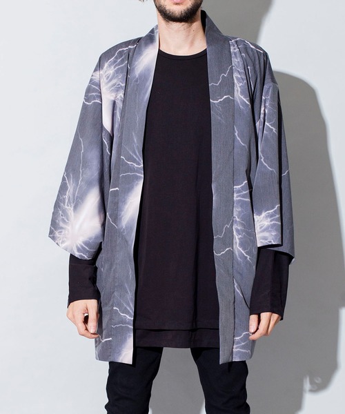 NO ID.(ノーアイディ)の「ワイドスリーブガウン(カーディガン/ボレロ・メンズ・パープル/イエロー/ブルー・ONE SIZE)」の5枚目の写真