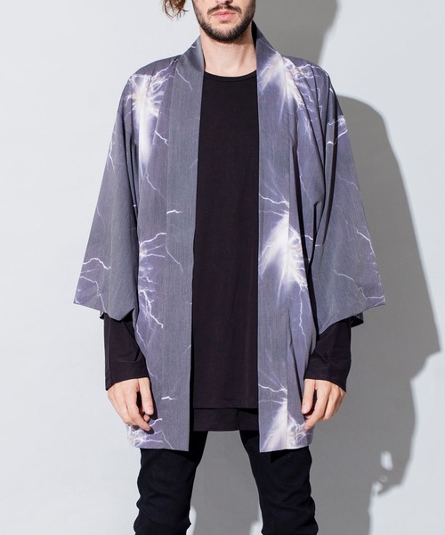 NO ID.(ノーアイディ)の「ワイドスリーブガウン(カーディガン/ボレロ・メンズ・パープル/イエロー/ブルー・ONE SIZE)」の6枚目の写真