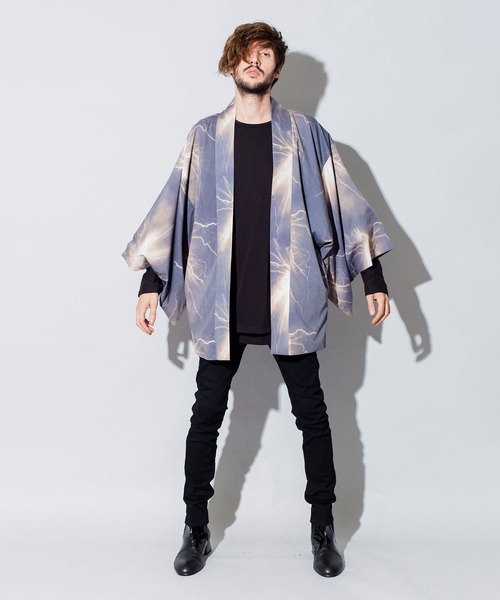 NO ID.(ノーアイディ)の「ワイドスリーブガウン(カーディガン/ボレロ・メンズ・パープル/イエロー/ブルー・ONE SIZE)」の14枚目の写真