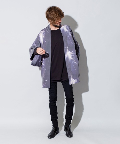 NO ID.(ノーアイディ)の「ワイドスリーブガウン(カーディガン/ボレロ・メンズ・パープル/イエロー/ブルー・ONE SIZE)」の16枚目の写真