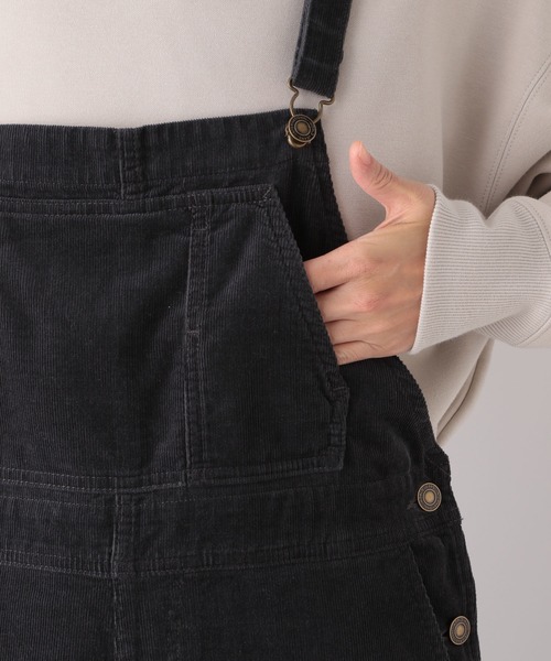 LEPSIM（レプシィム）の「コーデュロイサロペット　921132（サロペット/オーバーオール・レディース・チャコールグレー/ベージュ・MEDIUM/LARGE）」の8枚目の写真