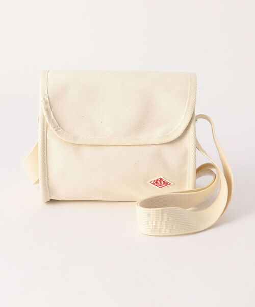 DANTON(ダントン)の「【DANTON/ダントン】 COTTON CANVAS フラップショルダー #JD-7297(ショルダーバッグ・メンズ・ブラック/ベージュ/ネイビー/ボルドー/キナリ・FREE)」の2枚目の写真