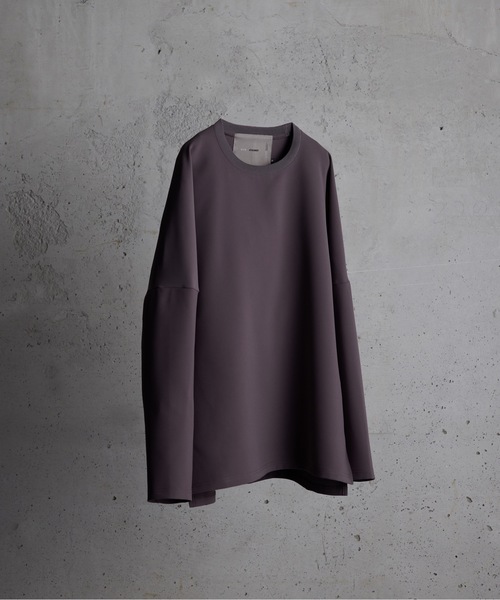 ATTACHMENT（アタッチメント）の「【WYM × ATTACHMENT】 IRREGULAR SLEEVE RELAX PO（Tシャツ/カットソー・メンズ・ブラウン/チャコール・S/M/L）」の3枚目の写真