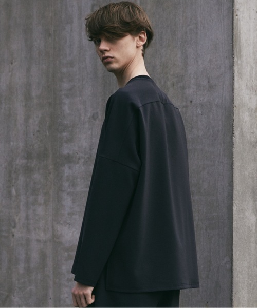 ATTACHMENT（アタッチメント）の「【WYM × ATTACHMENT】 IRREGULAR SLEEVE RELAX PO（Tシャツ/カットソー・メンズ・ブラウン/チャコール・S/M/L）」の13枚目の写真