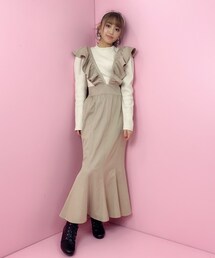 KOL ME BABY（コルミーベイビー）の「◆Vフリル マーメイドジャンスカセット（セットアップ）」