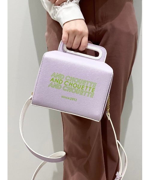 セール パステルケーキボックス ショルダー かわいい 普段使い パステル ハンドバッグ Chouette アンドシュエット のファッション通販 Zozotown