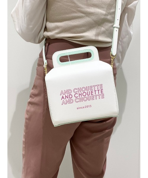 セール パステルケーキボックス ショルダー かわいい 普段使い パステル ハンドバッグ Chouette アンドシュエット のファッション通販 Zozotown