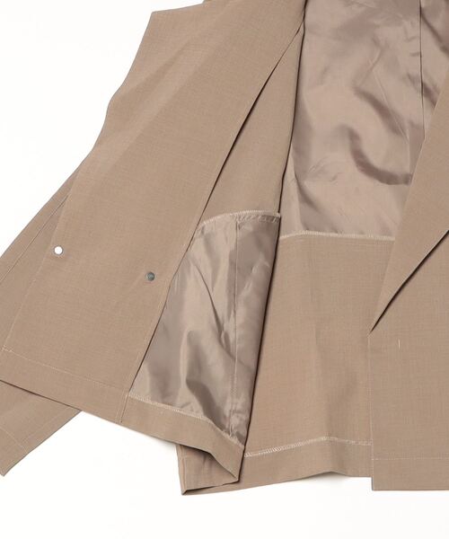STYLEBLOCK（スタイルブロック）の「ビッグラペルダブルブレストテーラードジャケット（テーラードジャケット・メンズ・ベージュ/グリーン/ブラック・L/M）」の6枚目の写真
