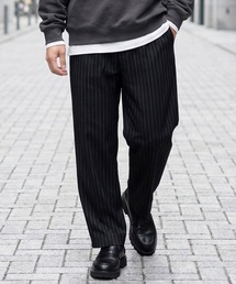 SITRY（シトリー）の「One tuck Twill chef pants/別注 ワンタック ワイドテーパードパンツ/イージーパンツ/シェフパンツ/カラーパンツ/スケーターパンツ（チノパンツ）」