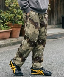 SITRY（シトリー）の「One tuck Twill chef pants/別注 ワンタック ワイドテーパードパンツ/イージーパンツ/シェフパンツ/カラーパンツ/スケーターパンツ（チノパンツ）」