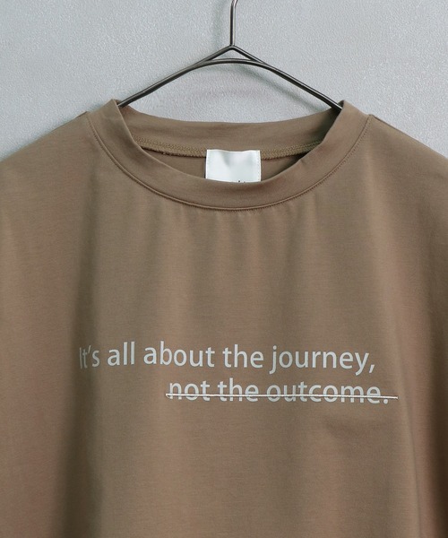 &g'aime（アンジェム）の「【&g'aime】ロゴ×刺繍プリントTシャツ（Tシャツ/カットソー・レディース・ホワイト/ブラック/ベージュ/グリーン・FREE）」の15枚目の写真