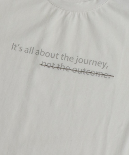 &g'aime（アンジェム）の「【&g'aime】ロゴ×刺繍プリントTシャツ（Tシャツ/カットソー・レディース・ホワイト/ブラック/ベージュ/グリーン・FREE）」の11枚目の写真