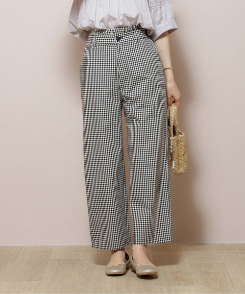 flower（フラワー）の「スウィートギンガムパンツ（その他パンツ・レディース・ブラック/ベージュ・FREE）」の19枚目の写真