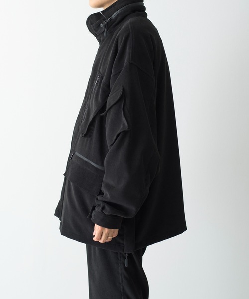 And A（アンドエー）の「Abu Garcia アブガルシア / × is-ness ABU-M303 CORDUROY JACKET イズネスコラボ コーデュロイファティーグジャケット / 21AAB-0003（ミリタリージャケット・メンズ・ブラック・MEDIUM/X-LARGE/LARGE）」の4枚目の写真