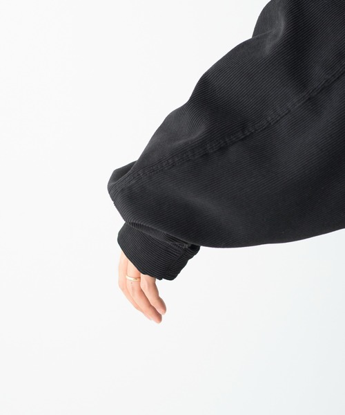 And A（アンドエー）の「Abu Garcia アブガルシア / × is-ness ABU-M303 CORDUROY JACKET イズネスコラボ コーデュロイファティーグジャケット / 21AAB-0003（ミリタリージャケット・メンズ・ブラック・MEDIUM/X-LARGE/LARGE）」の7枚目の写真