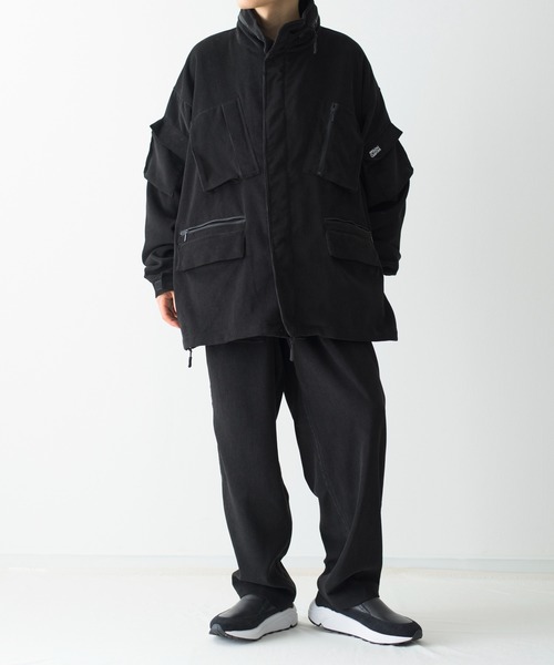 And A（アンドエー）の「Abu Garcia アブガルシア / × is-ness ABU-M303 CORDUROY JACKET イズネスコラボ コーデュロイファティーグジャケット / 21AAB-0003（ミリタリージャケット・メンズ・ブラック・MEDIUM/X-LARGE/LARGE）」の21枚目の写真