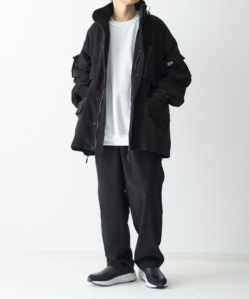 And A（アンドエー）の「Abu Garcia アブガルシア / × is-ness ABU-M303 CORDUROY JACKET イズネスコラボ コーデュロイファティーグジャケット / 21AAB-0003（ミリタリージャケット・メンズ・ブラック・MEDIUM/X-LARGE/LARGE）」の22枚目の写真