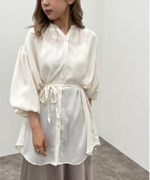 楊柳チュニックブラウス【ZOZOTOWN限定アイテム】