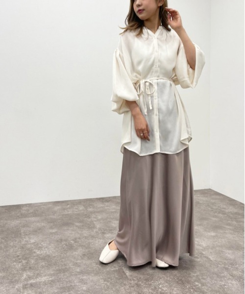 Plantation / P YOORYUU / ブラウス(M blue(12)): Plantation| A