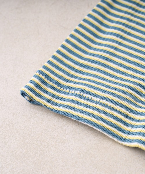 MILLER（ミラー）の「【MILLER/ミラー】ボーダークルーネックTシャツ（Tシャツ/カットソー・レディース・ブラウン/オフホワイト/ブルー/グリーン・FREE）」の22枚目の写真