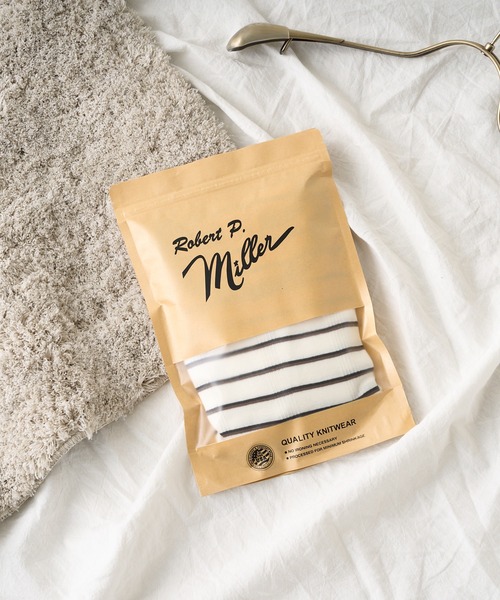 MILLER（ミラー）の「【MILLER/ミラー】ボーダークルーネックTシャツ（Tシャツ/カットソー・レディース・ブラウン/オフホワイト/ブルー/グリーン・FREE）」の15枚目の写真