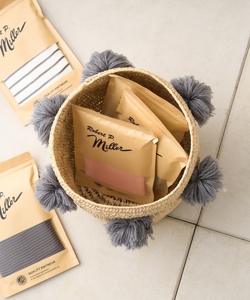 MILLER（ミラー）の「【MILLER/ミラー】ボーダークルーネックTシャツ（Tシャツ/カットソー・レディース・ブラウン/オフホワイト/ブルー/グリーン・FREE）」の21枚目の写真