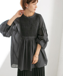 KBF | スモッキングギャザーブラウス(シャツ/ブラウス)