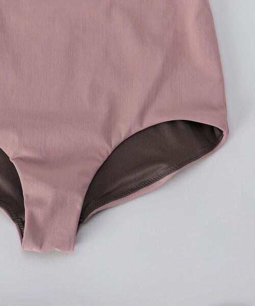 BEAUTY&YOUTH UNITED ARROWS（ビューティーアンドユースユナイテッドアローズ）の「＜PHEENY＞SWIMSUIT/スイムウェア.（水着・レディース・ピンク/ダークグレー・2/1）」の5枚目の写真