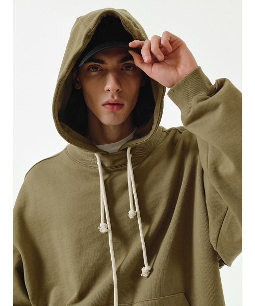 【IEY】OVERSIZED LAYERED RIB HOODIE IYHPBA001