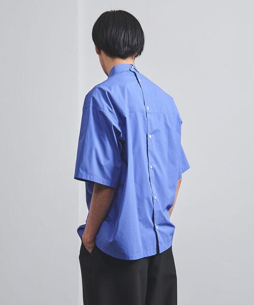 EN ROUTE(アンルート)の「<EN ROUTE(アンルート)> ポリエステル/コットン タイプライター バック/オープン(シャツ/ブラウス・メンズ・ダークグリーン/ロイヤルブルー・3/2/1)」の9枚目の写真