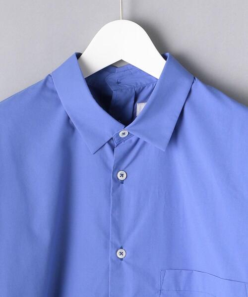 EN ROUTE(アンルート)の「<EN ROUTE(アンルート)> ポリエステル/コットン タイプライター バック/オープン(シャツ/ブラウス・メンズ・ダークグリーン/ロイヤルブルー・3/2/1)」の6枚目の写真