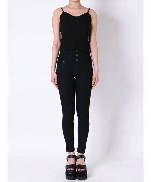 EMODA(エモダ)の「ミニマルフィットキャミ(キャミソール・レディース・アイボリー/ブラック/グリーン・FREE)」の8枚目の写真