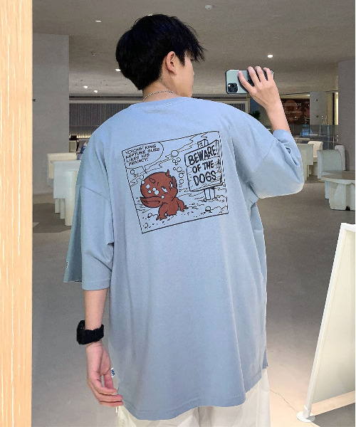 セール Neos Addictive Design Discus Hotstuff ルーズシルエット バックプリント イラスト Tシャツ Tシャツ カットソー Discus ディスカス のファッション通販 Zozotown